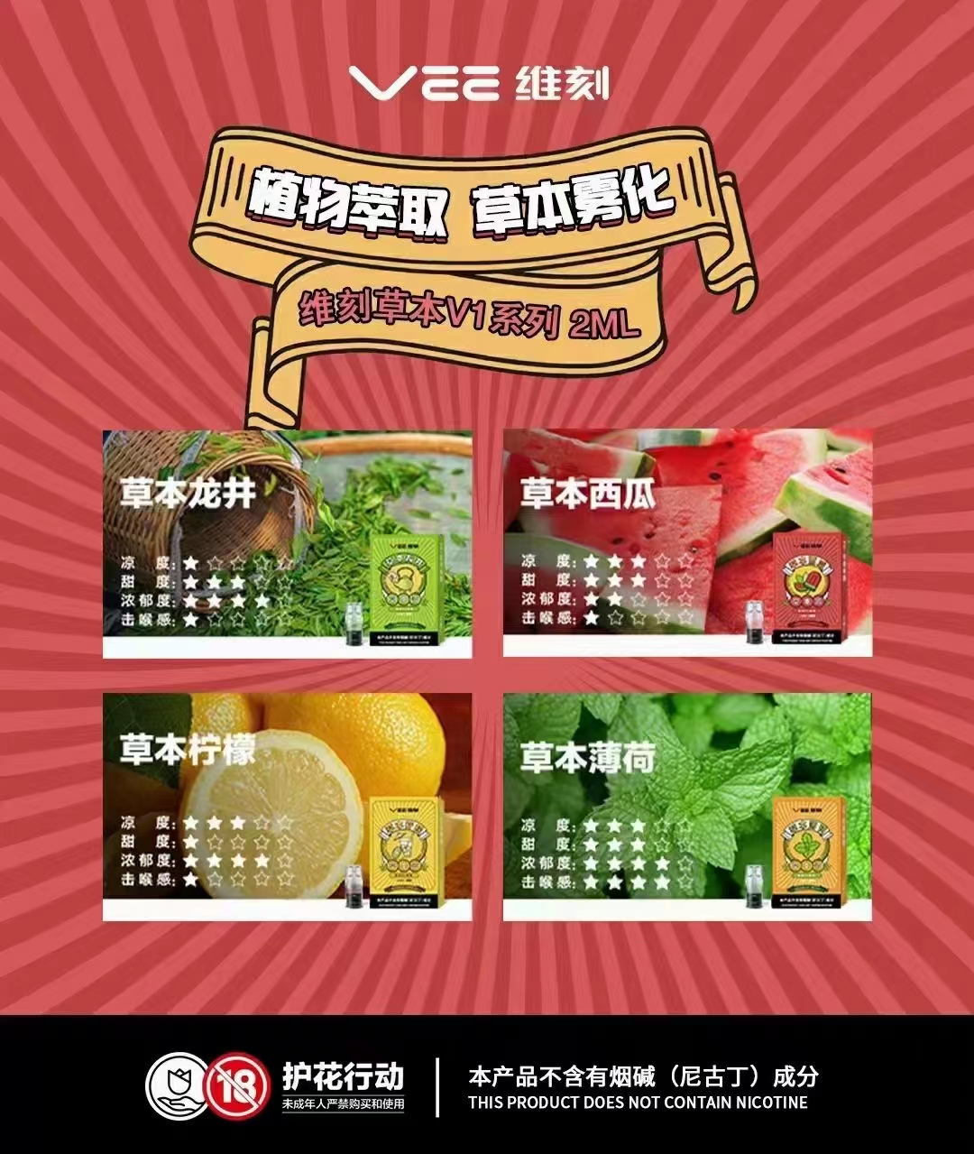 布局草本雾化，VEE维刻出无尼新品