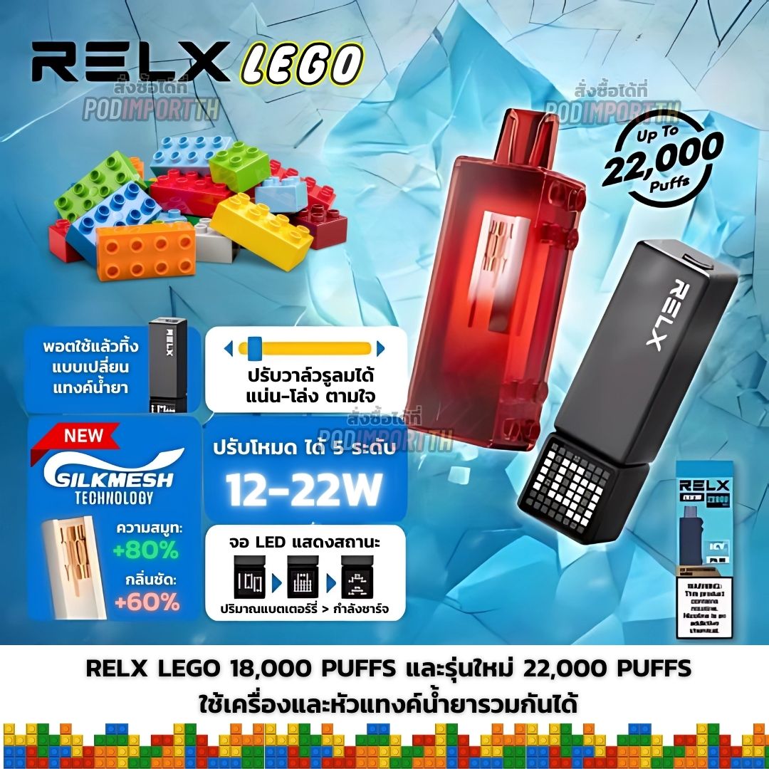 RELX积木电子烟：探索你的味蕾新世界